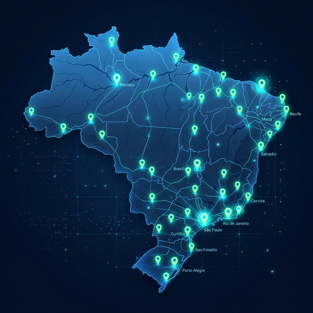 Cobertura GPS Tecnologia no Brasil